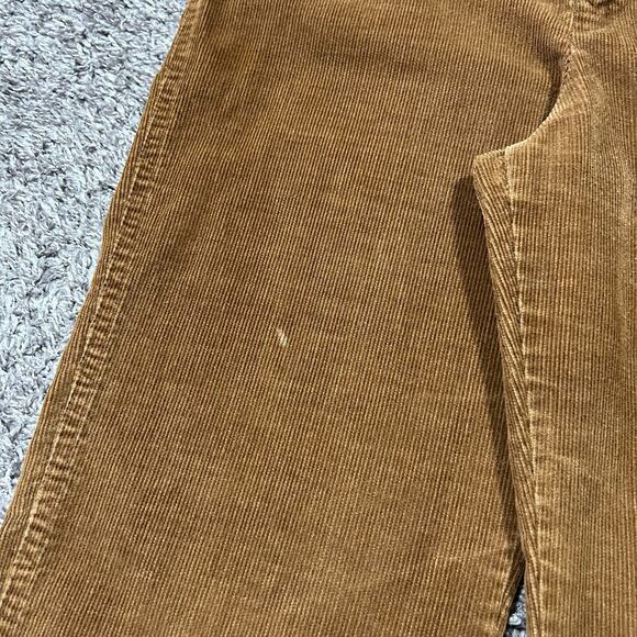 Vintage 60s Corduroy Pants 26x29 Size 9 Sears Western Boho Hippie Juniors Brown - Picture 3 of 14